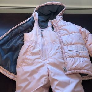 Girls 2-Piece Snowsuit (Jacket & Snow Bib)Size 4/5